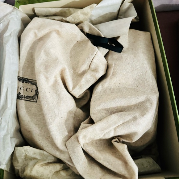 GUCCI HORSEBIT TOUCH STRAPPED PLATFORM SANDALS - Picture 5 of 5